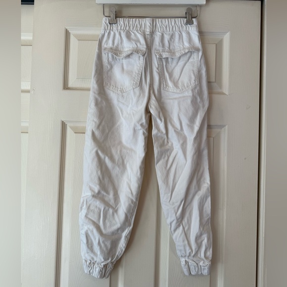 ZARA White Jogger Pants - Size 11-12Y / 152cm - Picture 2 of 3